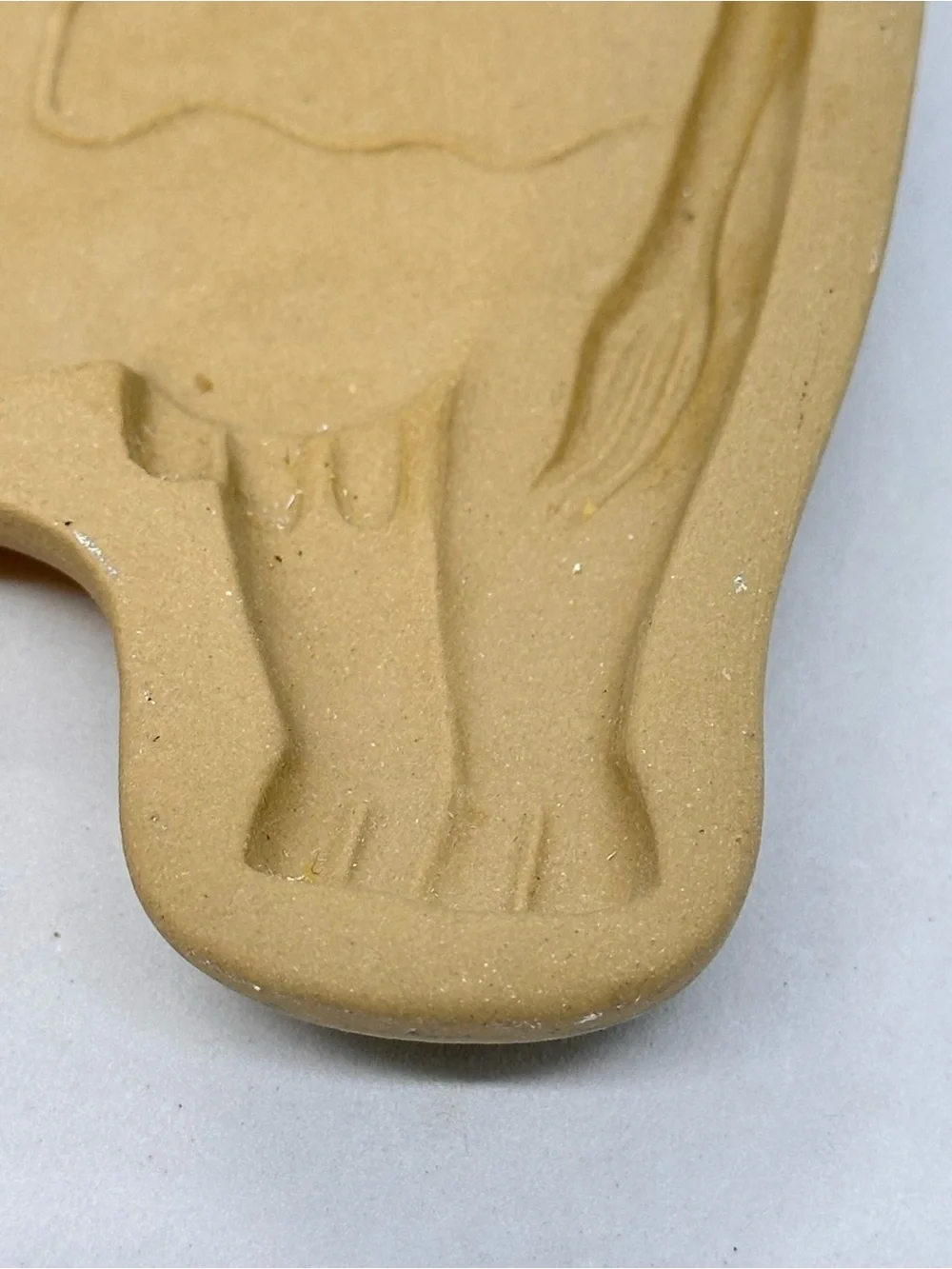 Vintage 1986 Brown Bag Cookie Art Cow Mold Hill Design Inc. Stoneware Grannycore